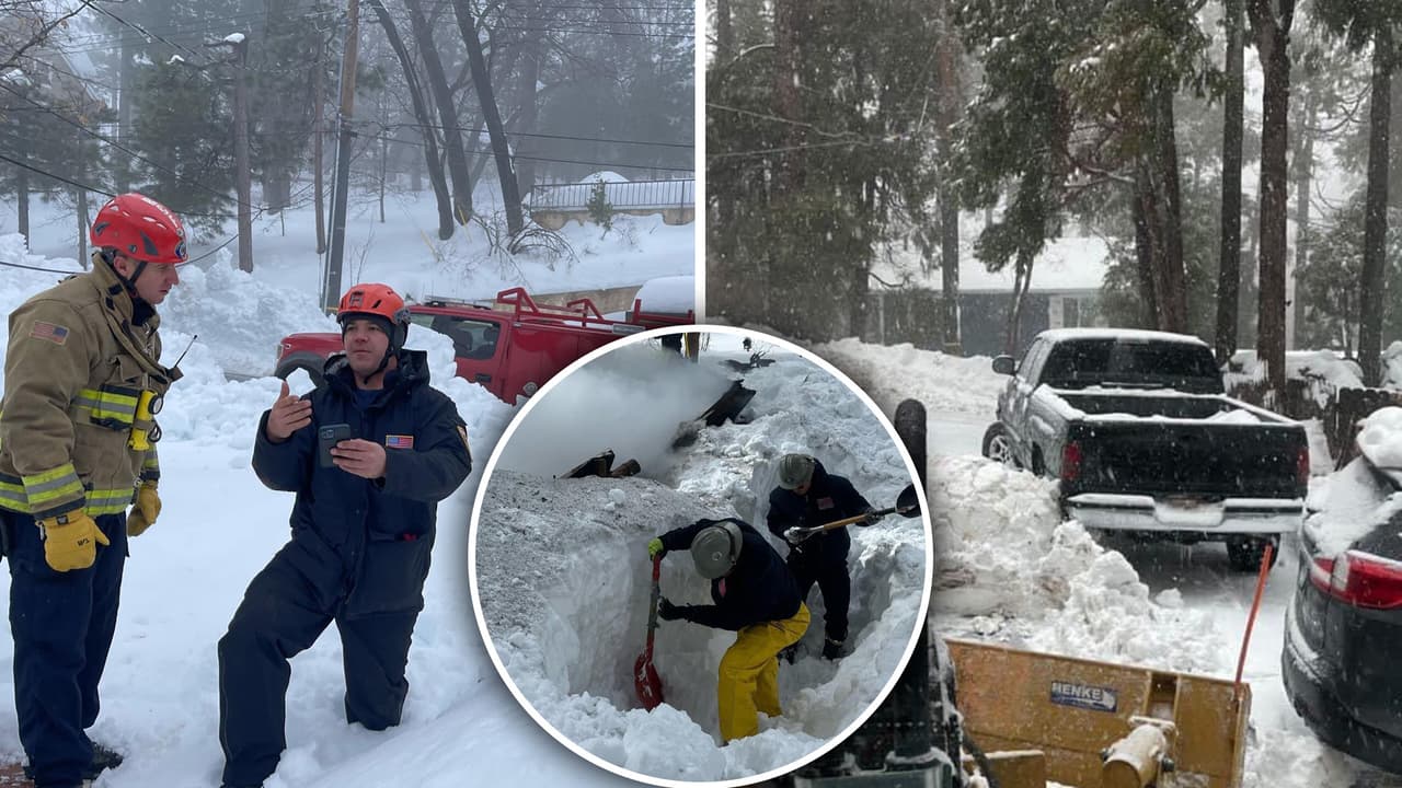 Así es como los residentes de las Montañas de San Bernardino podrán obtener $500 por retirar la nieve