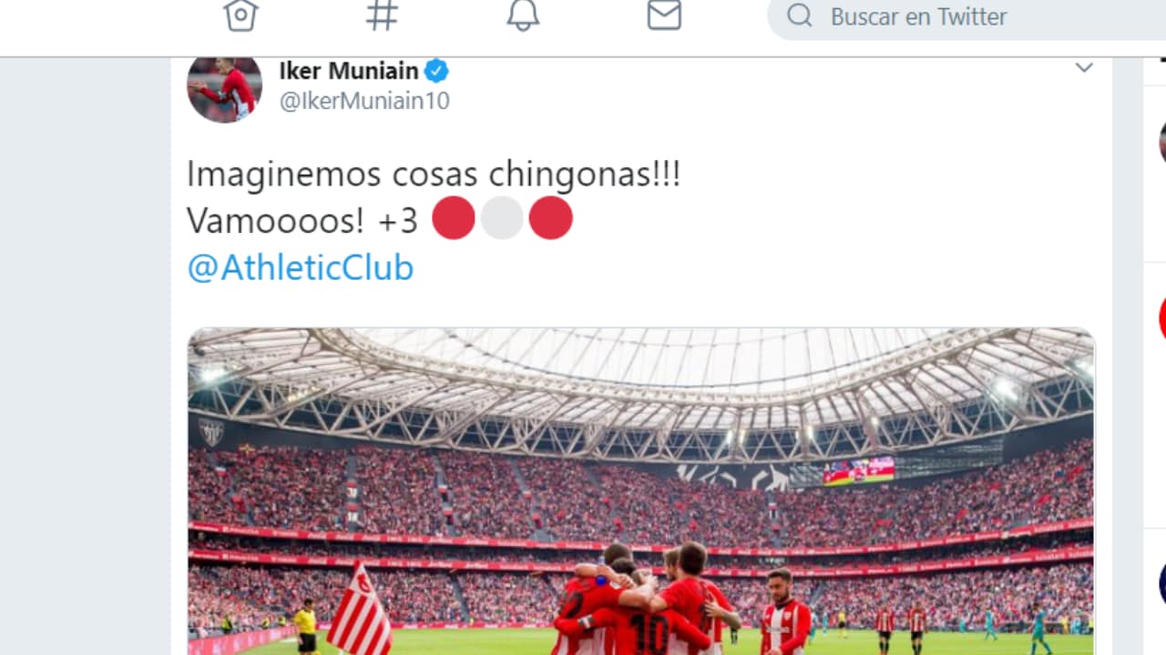 Un vasco muy mexa: Muniain del Athletic, como CH14, "imaginemos cosas ch*ngonas"
