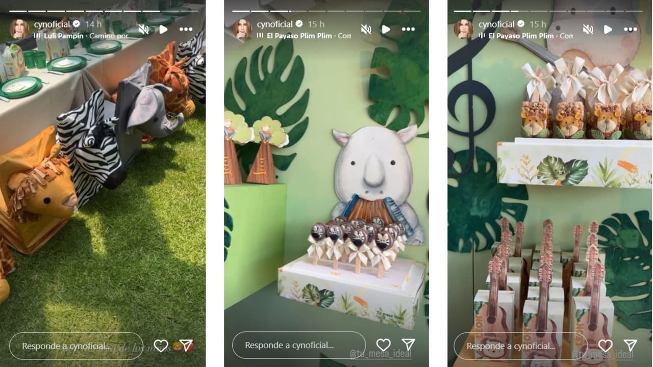 Así fue la fiesta de León, hijo de Carlos Rivera y Cynthia Rodríguez.