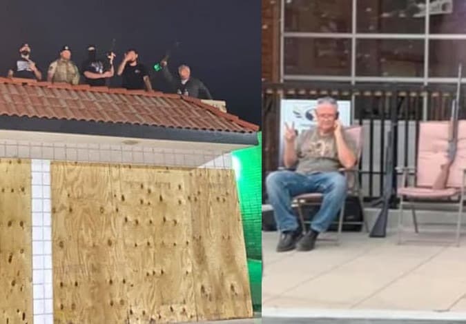 Piden la renuncia de este concejal de California por salir armado durante las protestas