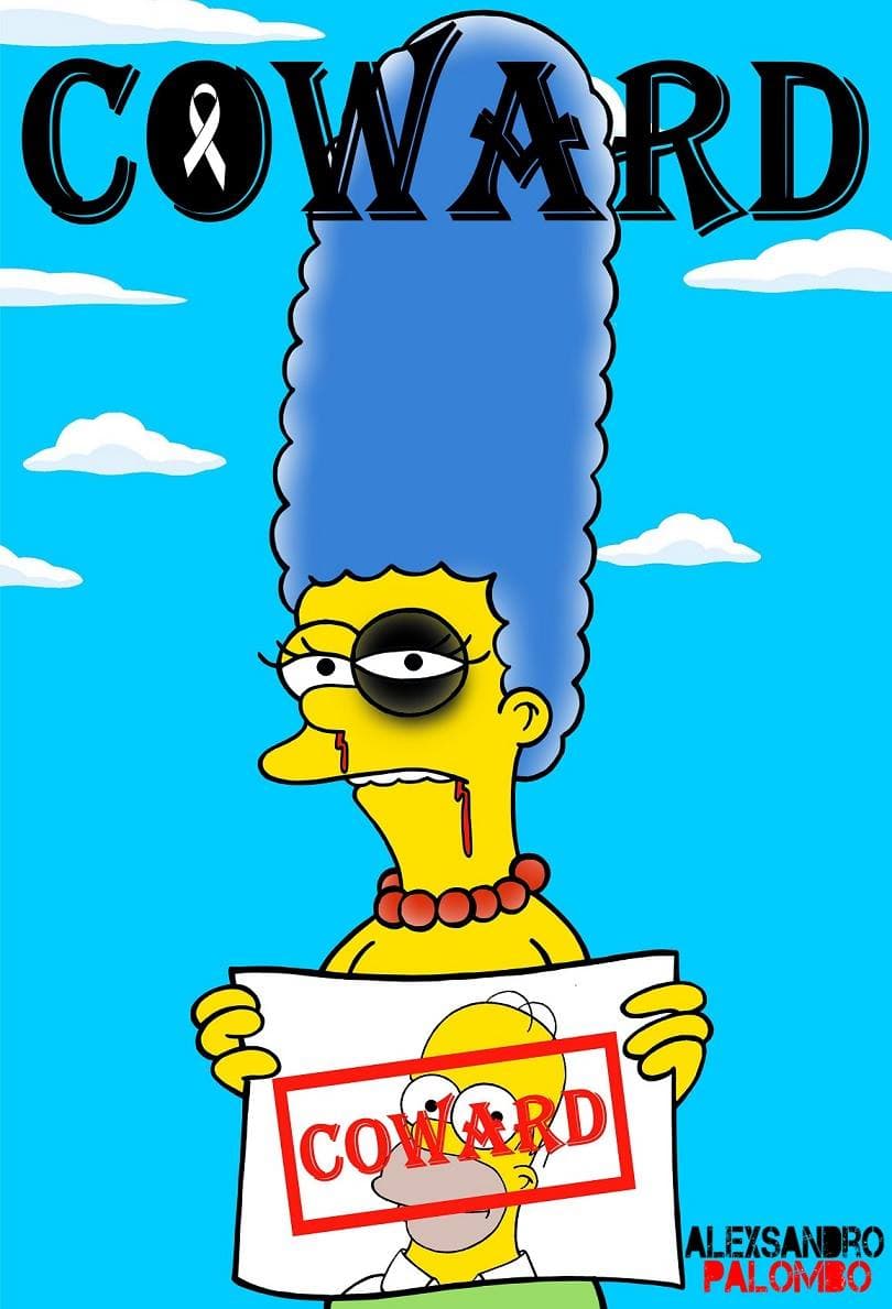 El artista Alexsandro Palombo logró llamar la atención del mundo al lanzar esta campaña llamada (La vida puede ser un cuento de hadas, si se rompe el silencio) en la que expone a varias famosas con golpes y moretones.