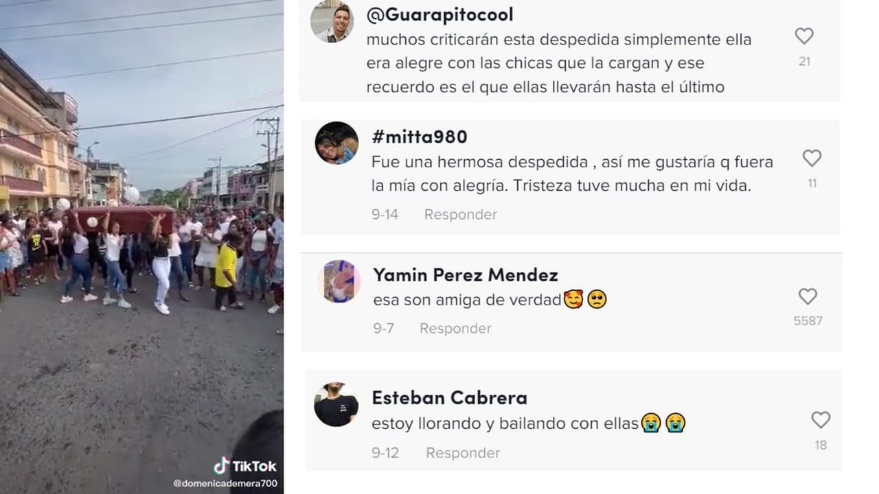 Usuarios reaccionan a chicas bailando reggaetón en funeral de su amiga