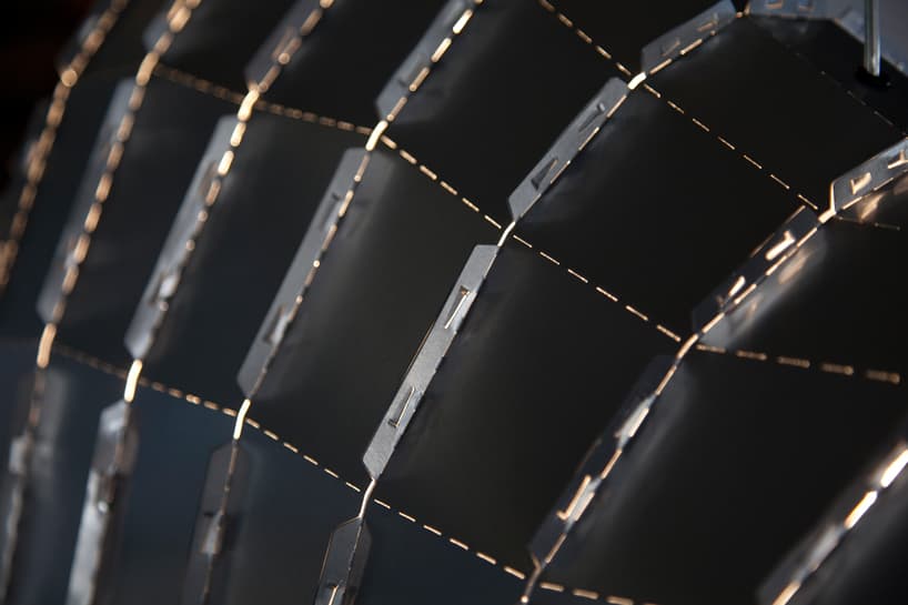 Detalle de construcción de lámpara vilu