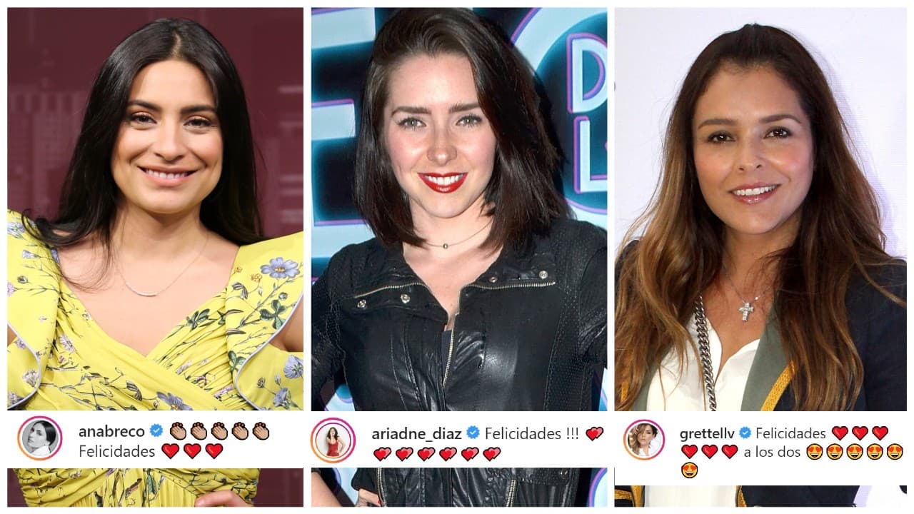 Otros famosos se unieron a la felicidad de la pareja, como Ana Brenda Contreras, Ariadne Díaz, Grettell Valdez.
<br>