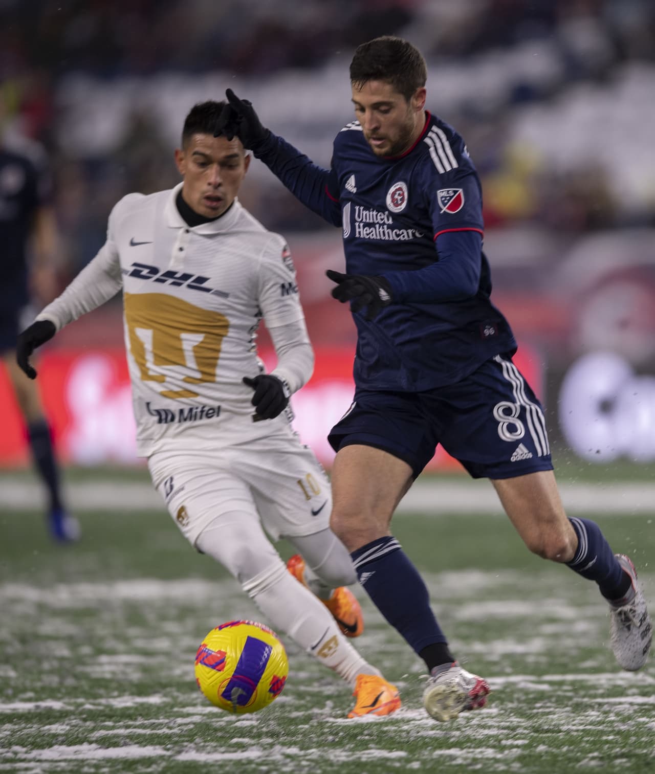 New England Revolution fue muy superior a los Pumas y se impuso gracias a un doblete de Adam Buksa y otro tanto de Sebastian Lletget.