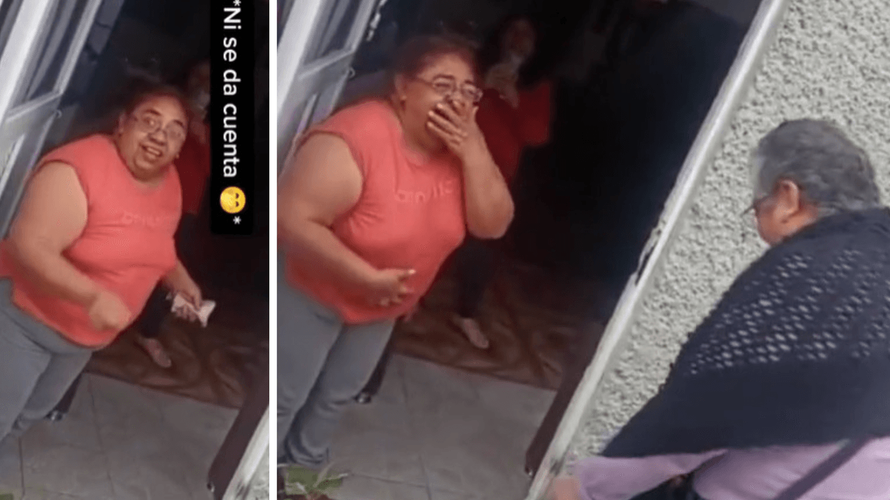 Fue a otra ciudad para sorprender a su hermana en su cumpleaños: la confunde con una vendedora