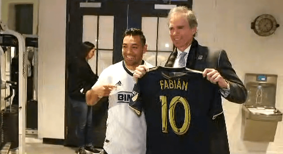 La 10 para el talento, Marco Fabián fue presentado este viernes como refuerzo del Philadelphia Union.