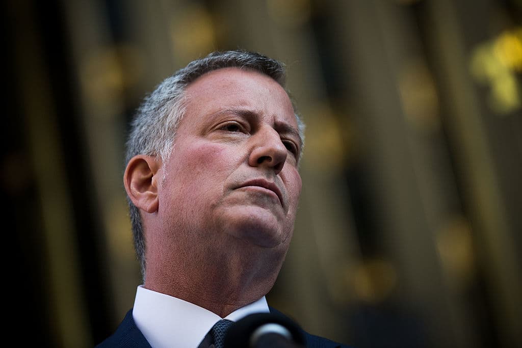 Imagen de archivo del alcalde de Nueva York, Bill de Blasio.