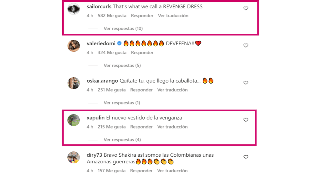 Fans reaccionan al vestido de Shakira