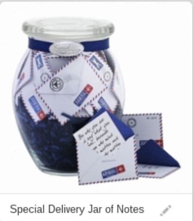 No es un mensaje en una botella. Son 31 mensajitos en una jarra, cortesía de Kindnotes.com