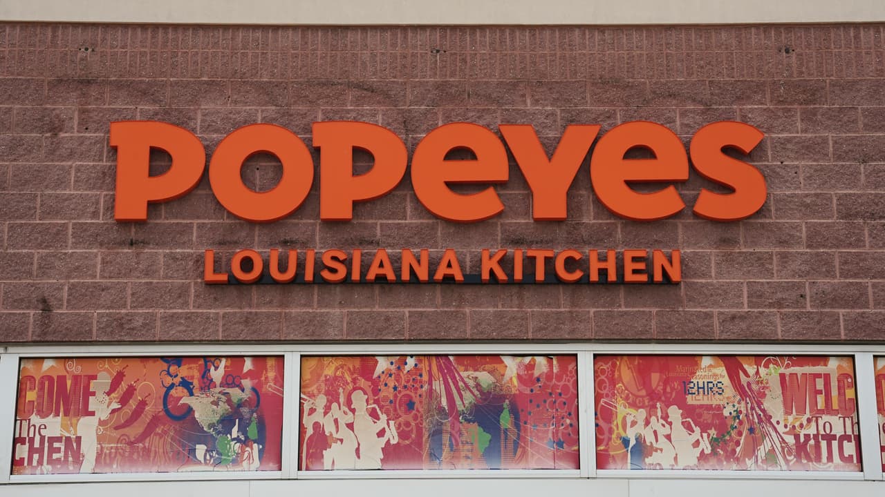 Un restaurante Popeyes en Filadelfia, el viernes 6 de junio de 2025.
<br>
