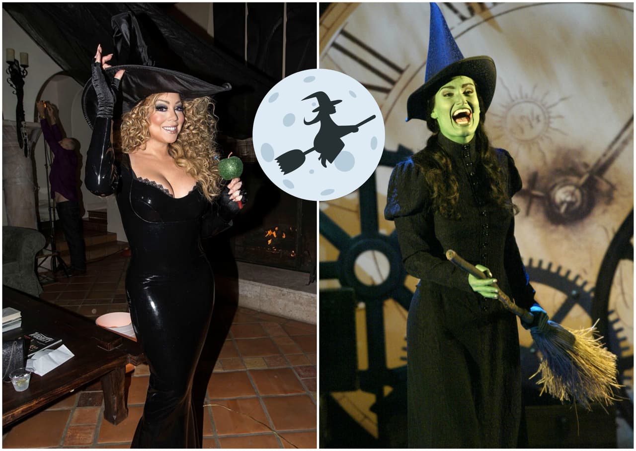 Mariah Carey, ni mandada a hacer, el año pasado la vimos como brujita y le quedó también que se lo sugerimos de nueva cuenta. Para cambiarle, este año se podría poner verde para darle más credibilidad al personaje.