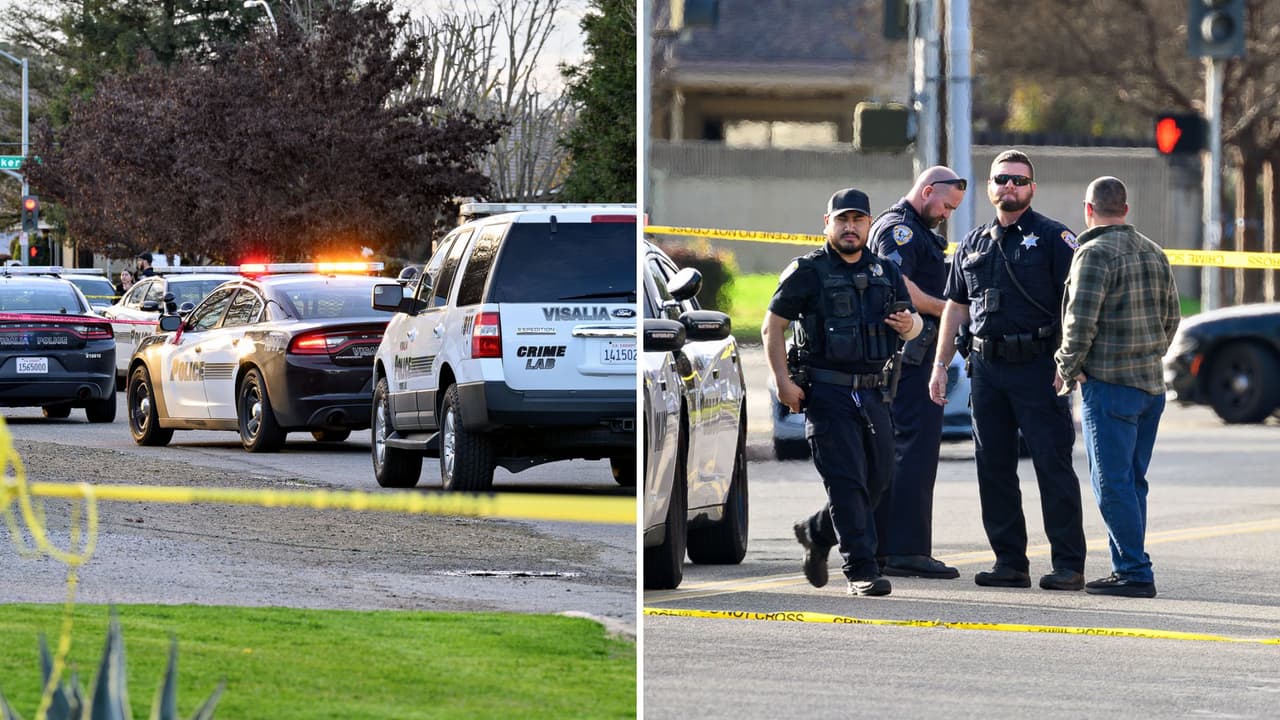 Sospechoso ataca a tiros a policías y luego se dispara a sí mismo al centro de California