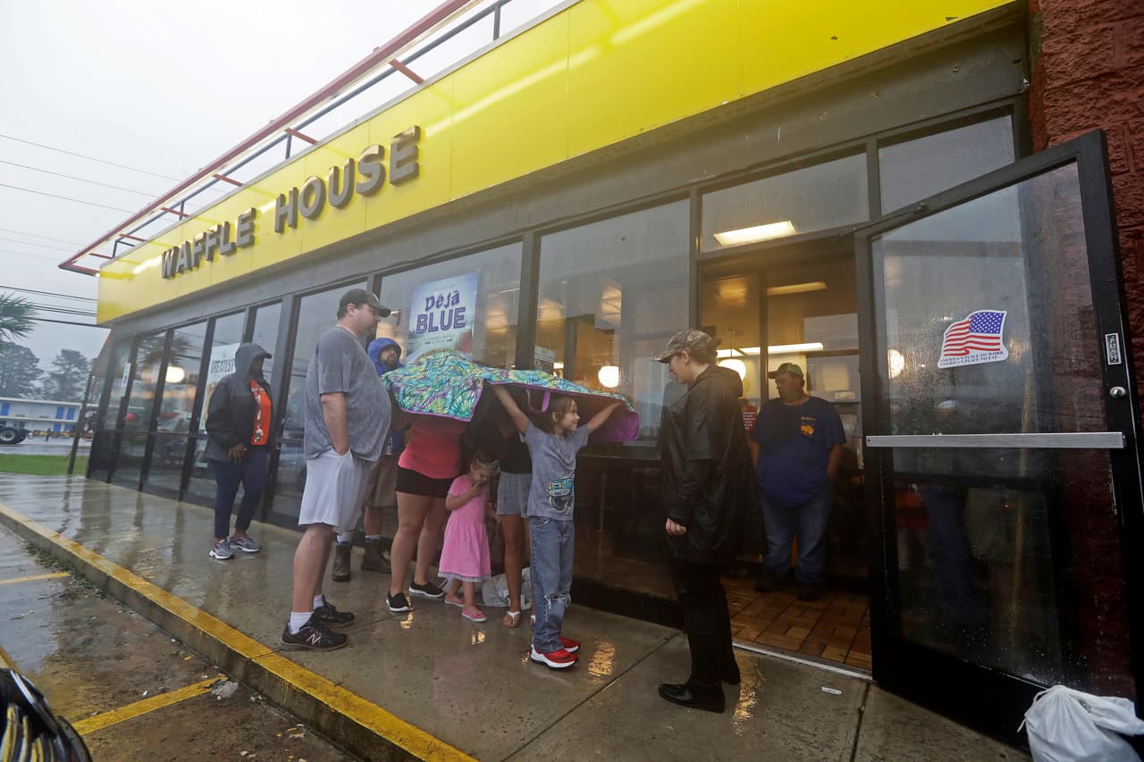 El Waffle House ayuda a los sureños a evaluar la magnitud de una tormenta