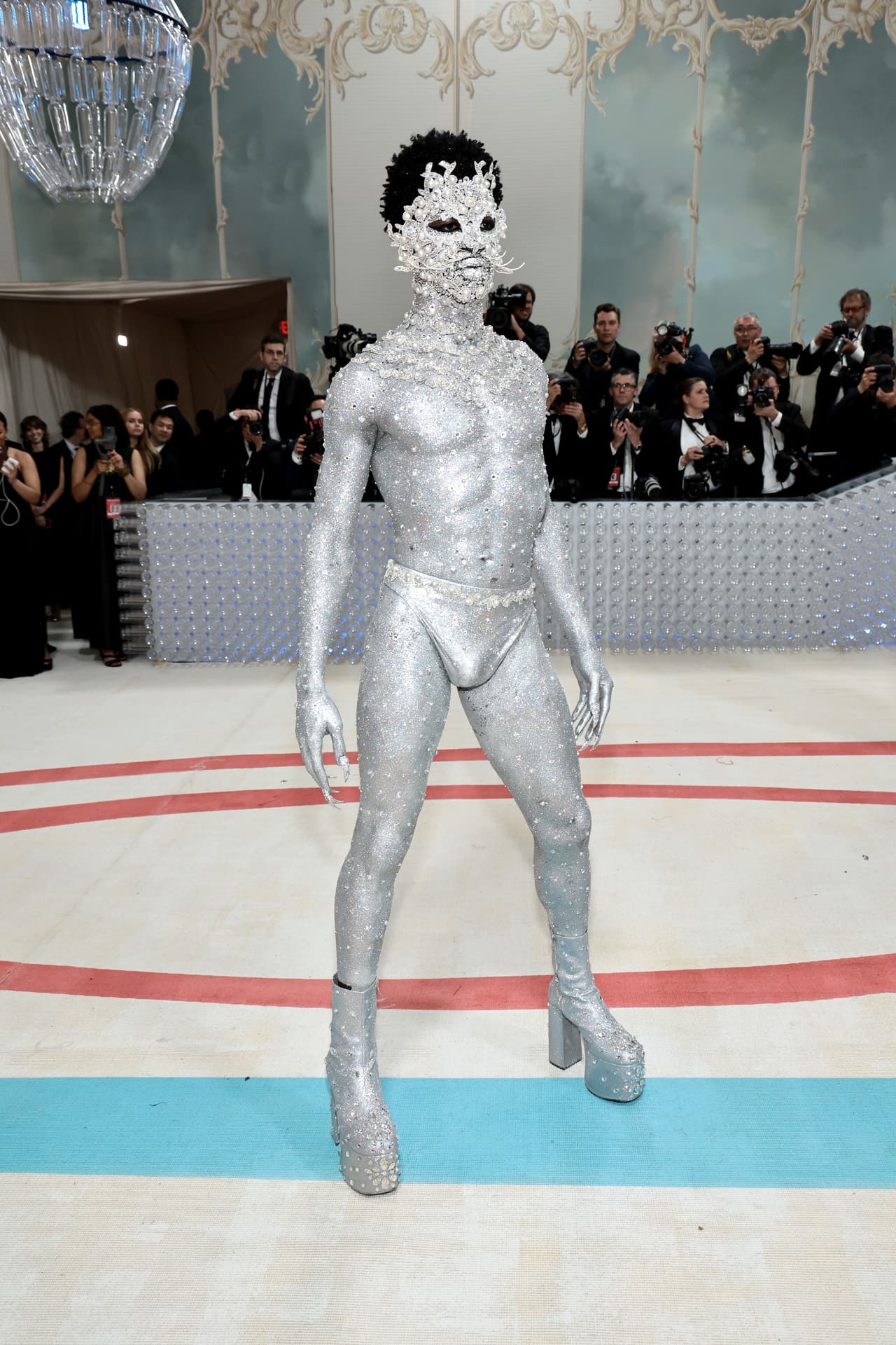 Lil Nas X en la Met Gala 2023.