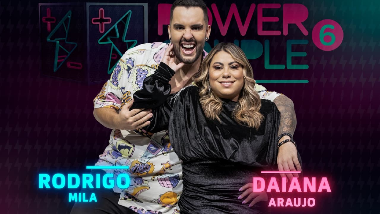 Rodrigo Mila com sua esposa, Daiana Araújo