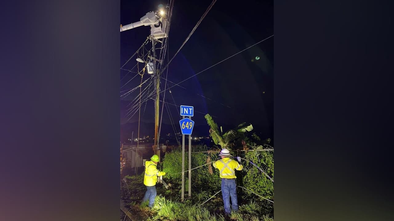La luz comenzó a irse desde el sábado por la noche en varias regiones de la isla.