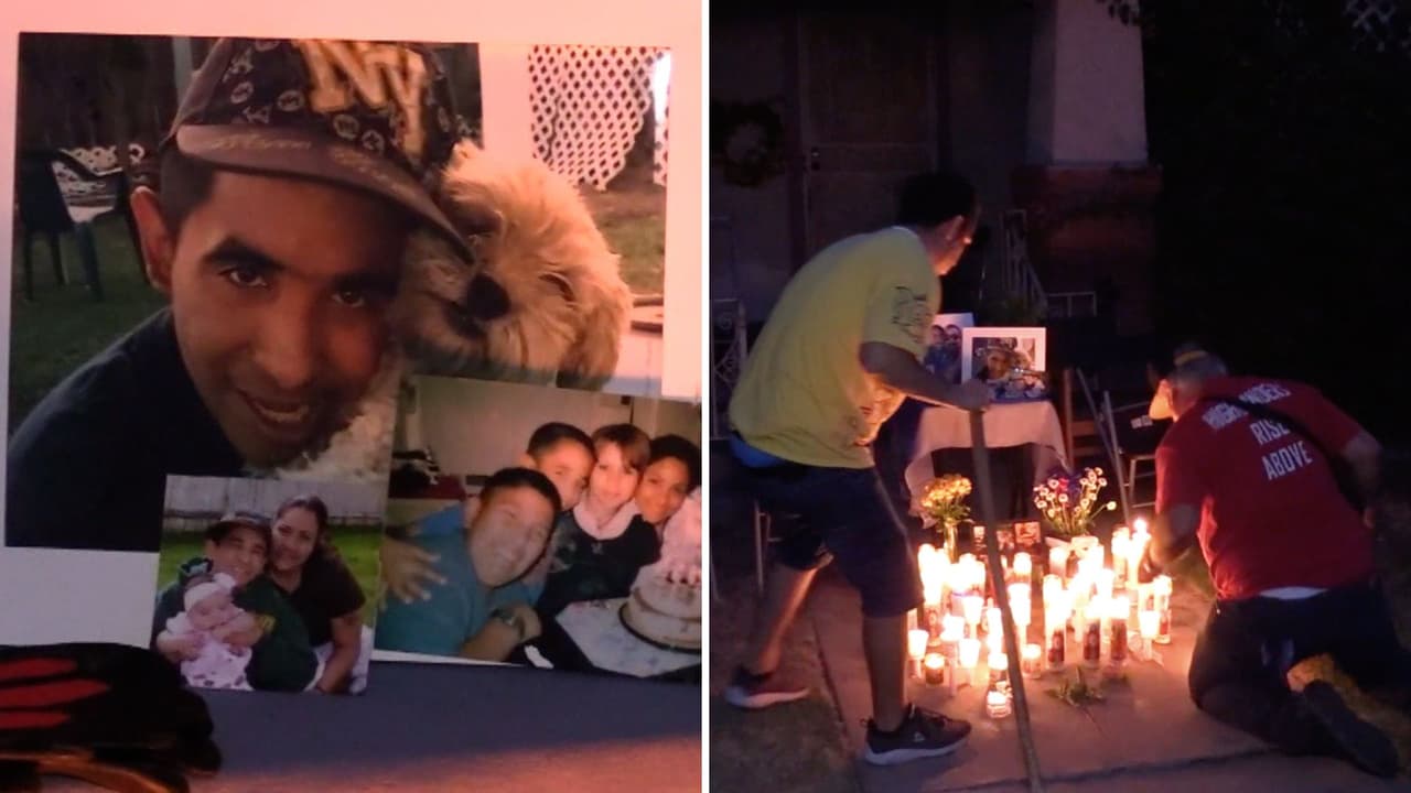 Padre hispano ve morir a su hijo con autismo entre las llamas; vecinos y familia en luto lo recuerdan con vigilia