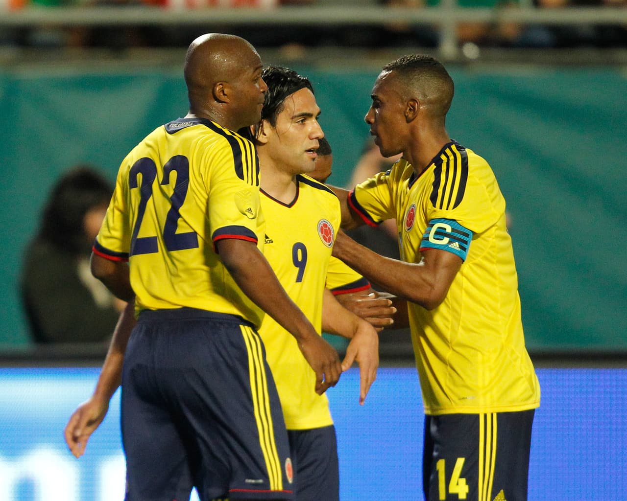 Al minuto 35 del primer tiempo, tras un remate de Dórlan Pabón que no pudo contener Guillermo Ochoa, Radamel Falcao García puso el 1-0 de Colombia.