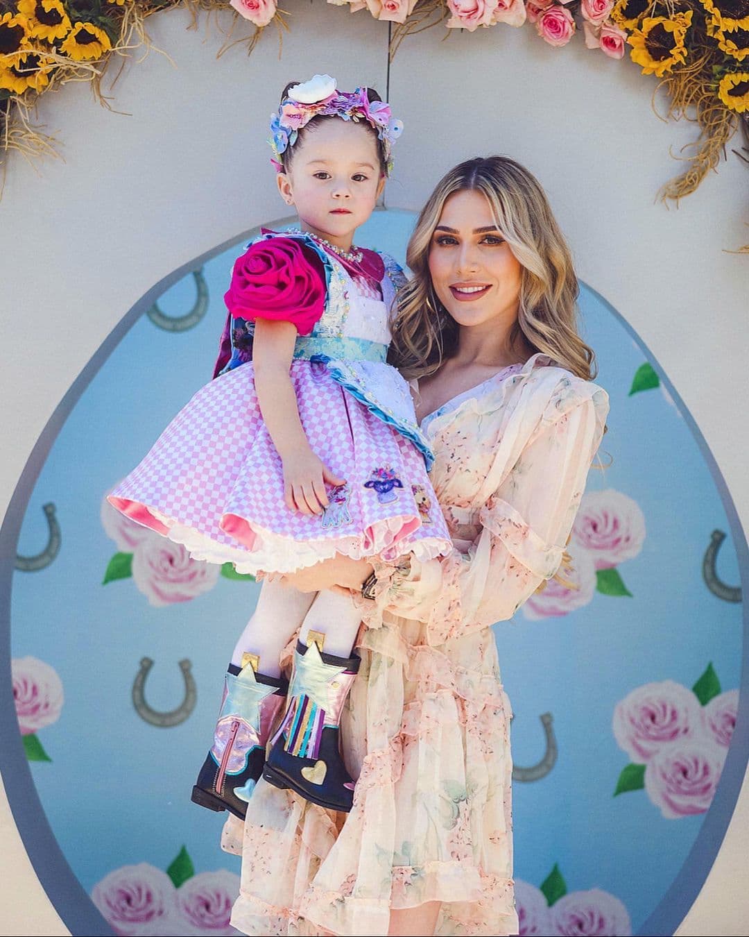 La pequeña
<b>María Fernanda, de 3 años</b>, es quien más aparece en sus redes sociales y en las de su mamá.