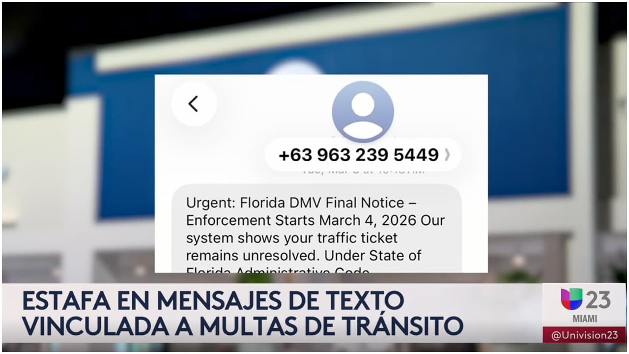 Alertan por nueva estafa con mensajes de texto sobre multas de tráfico en Miami-Dade