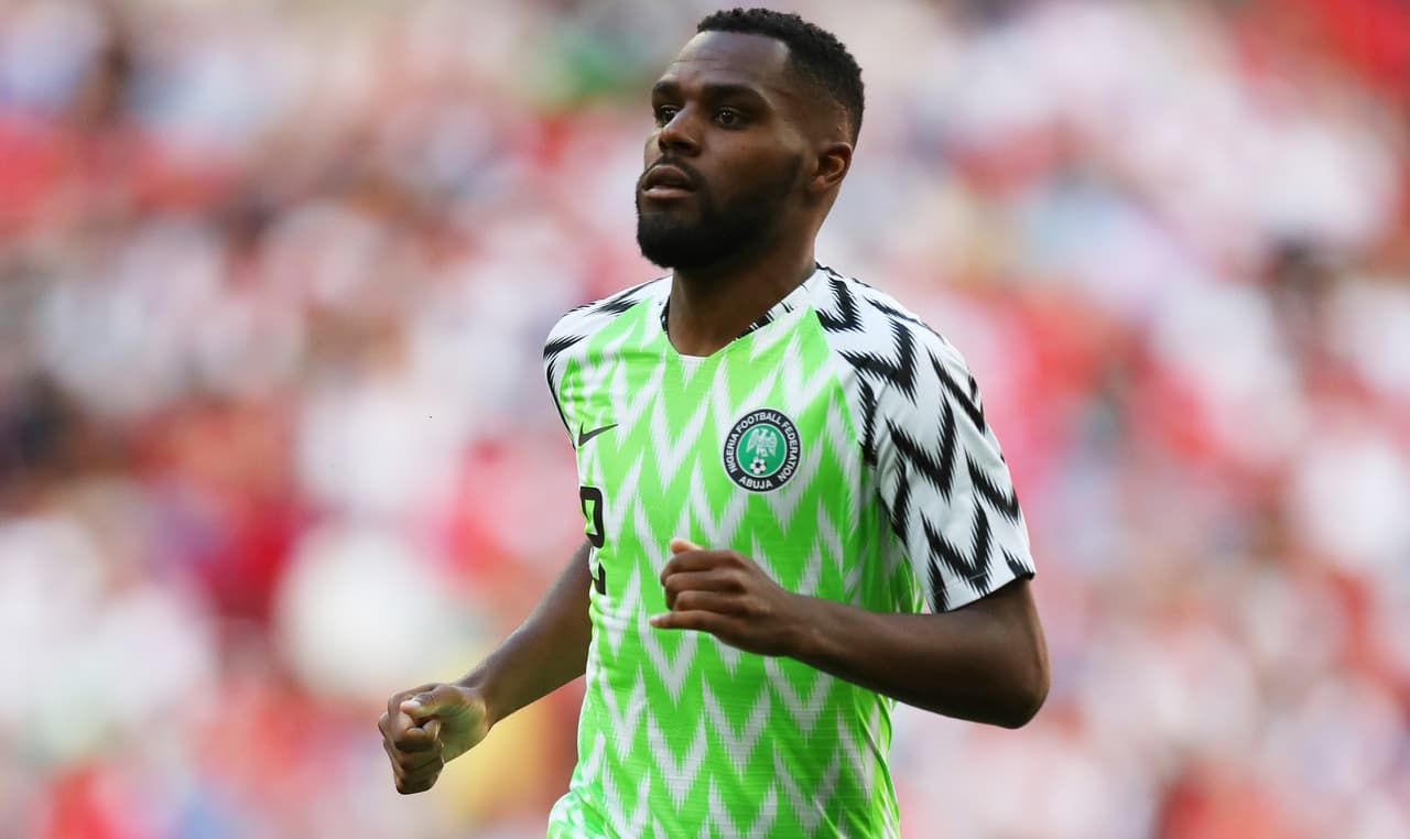 LONDON, ENGLAND - JUNE 02: Bryan Idowu of Nigeria during the International Friendly match between England and Nigeria at Wembley Stadium on June 2, 2018 in London, England. (Photo by Catherine Ivill/Getty Images)