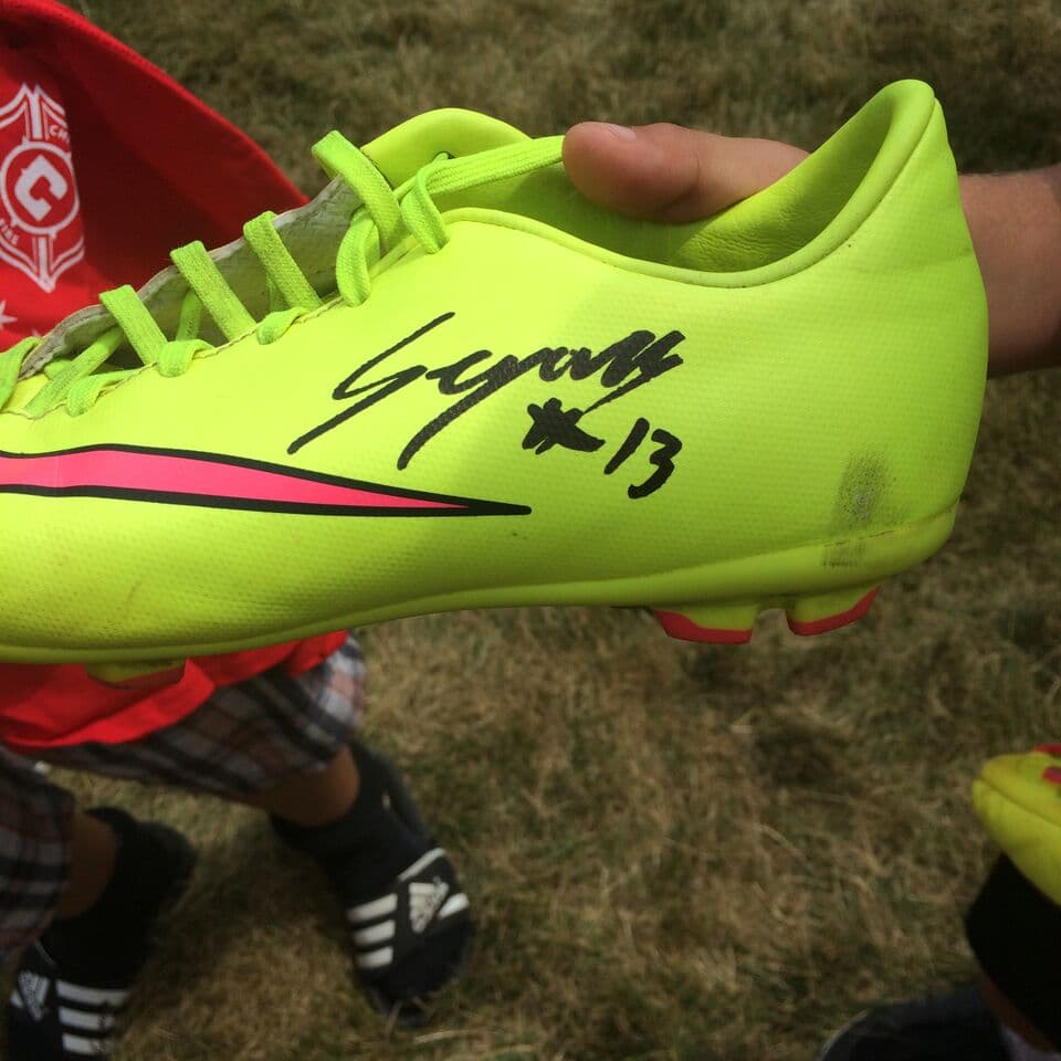 ¡Gonzalo Segares, ex jugador del Chicago Fire estuvo presente en Copa Univision Chicago 2015!