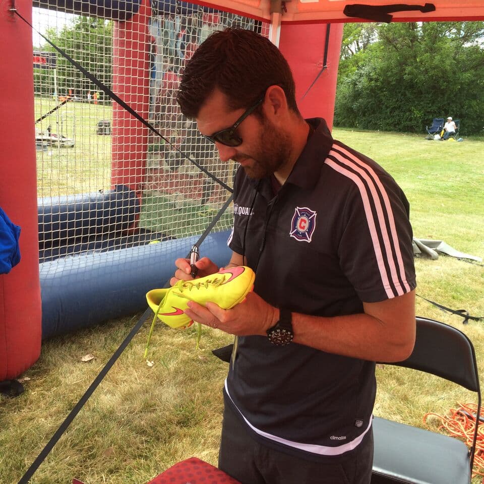 ¡Gonzalo Segares, ex jugador del Chicago Fire estuvo presente en Copa Univision Chicago 2015!