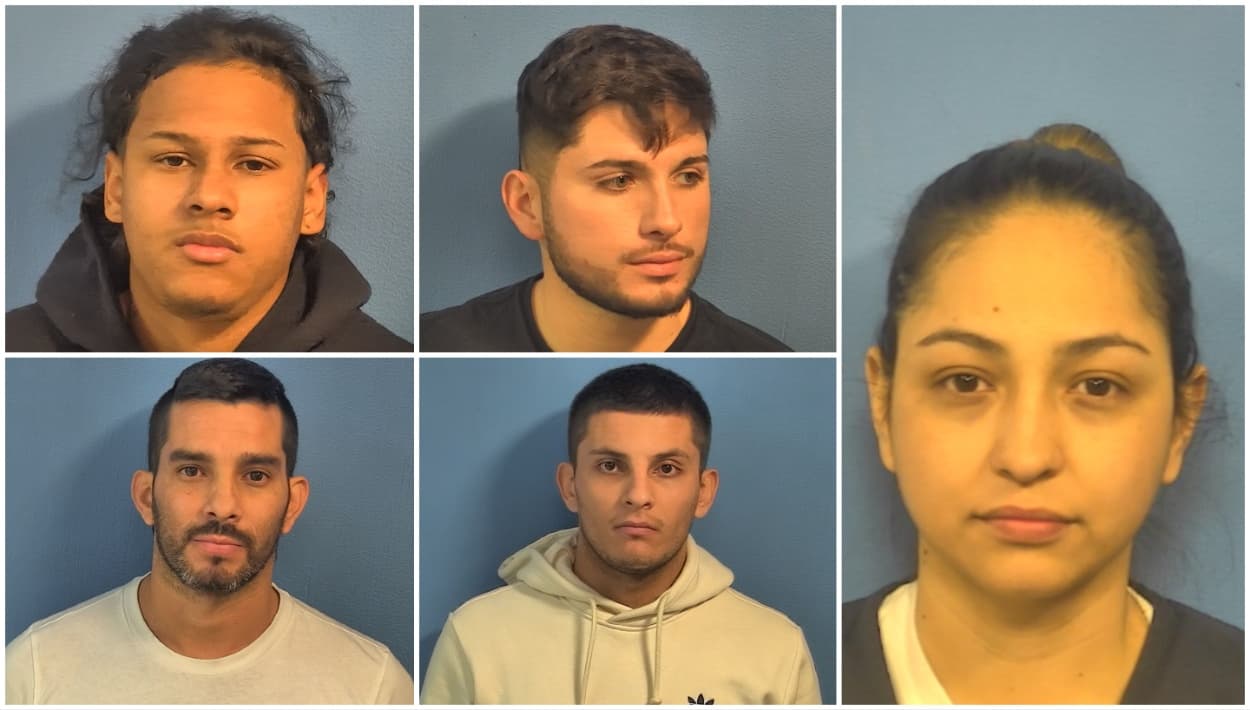 Arrestan a cinco sospechosos de robar tiendas departamentales en el condado de DuPage