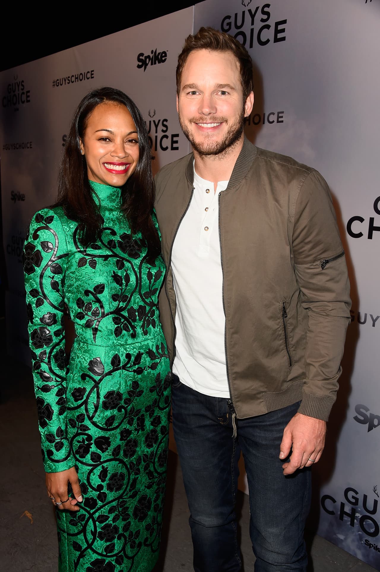 Zoe Saldana y Chris Pratt