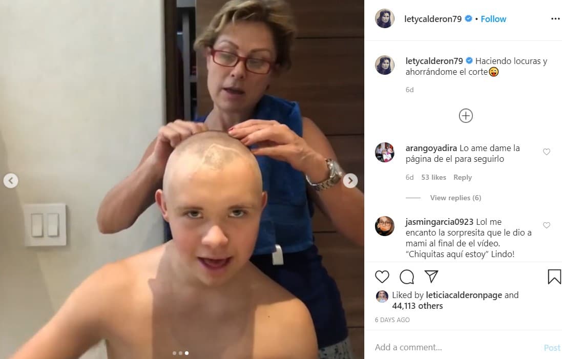 El pasado 17 de febrero Luciano cumplió 16 años y recientemente Leticia Calderón reveló que
<b>lo está enseñando a manejar</b>.
<br>