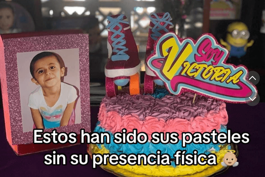 Celebran fiesta a pequeña tras su muerte