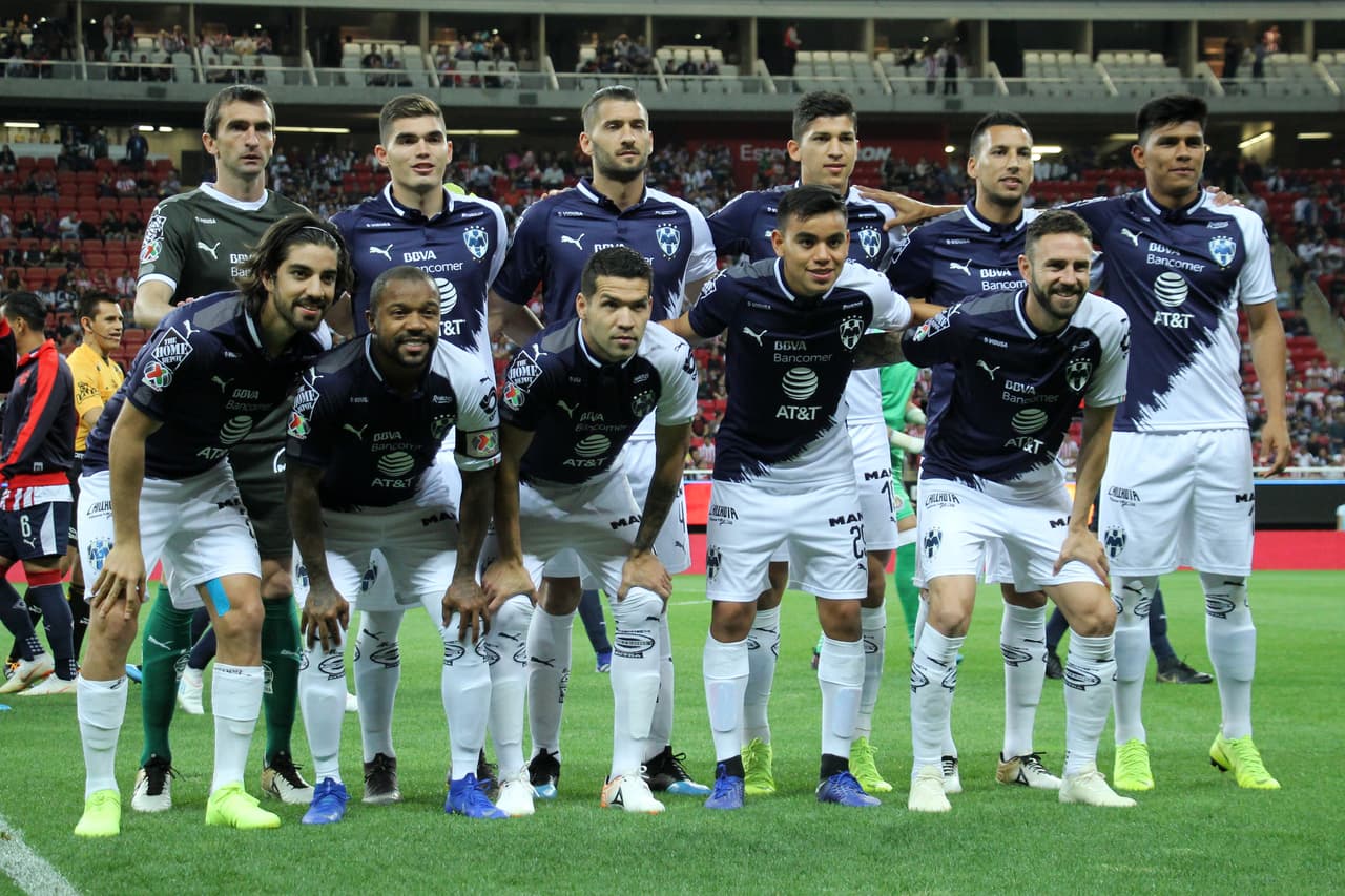 Con este once inicial se presentó Monterrey en Guadalajara.