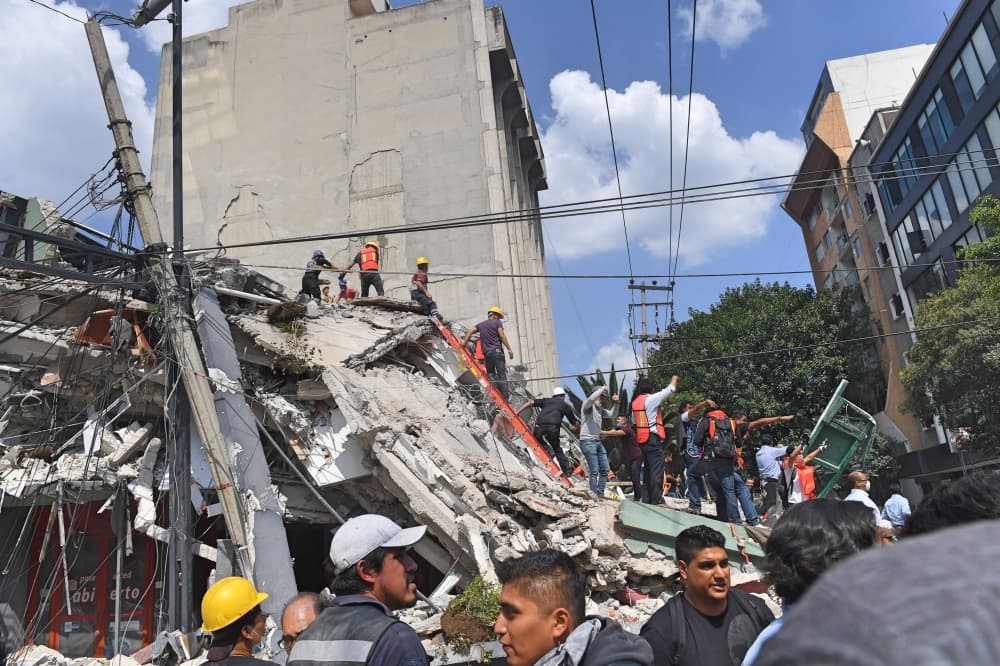 Solidaridad por terremoto en México 2017.