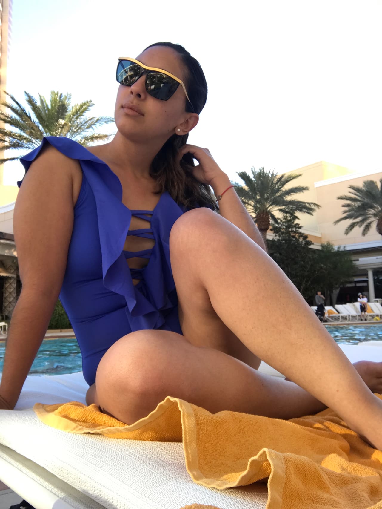 Cargando energía para el regreso de las vacaciones.