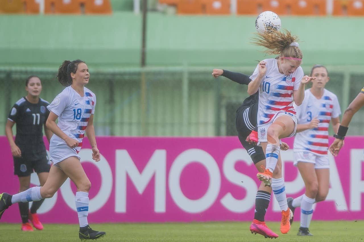 Cuatro goles del equipo de las barras y las estrellas, destrona al Tri femenil, quien poseía este título. Sin embargo, ambos equipos ganan su clasificación al Mundial Sub-20 femenino.