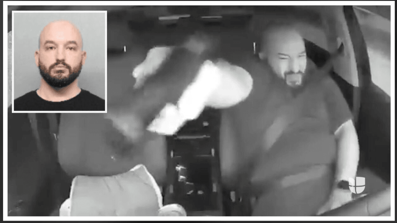 La policía de carreteras de Florida
<a href="https://www.univision.com/local/miami-wltv/video-hombre-al-volante-dispara-a-otro-carro-en-incidente-de-ira-en-la-carretera-en-miami-video">identificó a la persona que disparó como Eric Popper</a>, de 30 años y residente de Deerfield Beach.