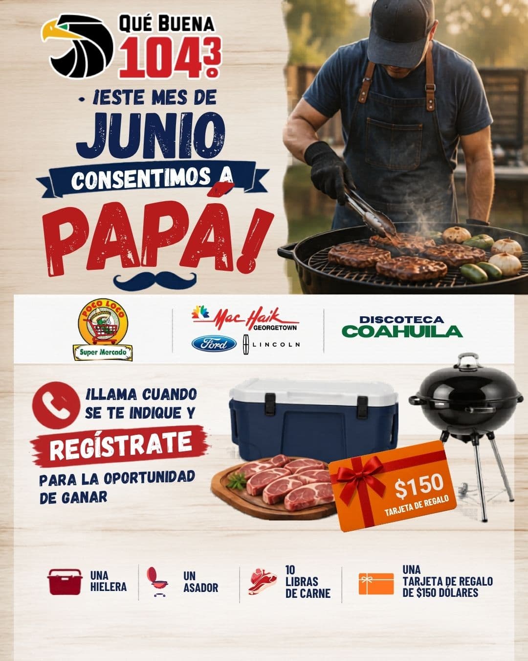 🎉👔🔥 ¡ESTE MES DE JUNIO CONSENTIMOS A PAPÁ! 🔥👔🎉