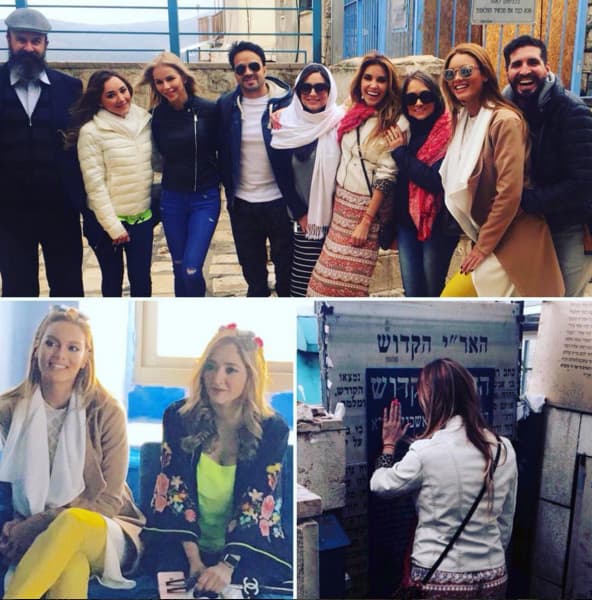 Ana Brenda y Sherlyn se la están pasando de maravilla en tierras israelitas.