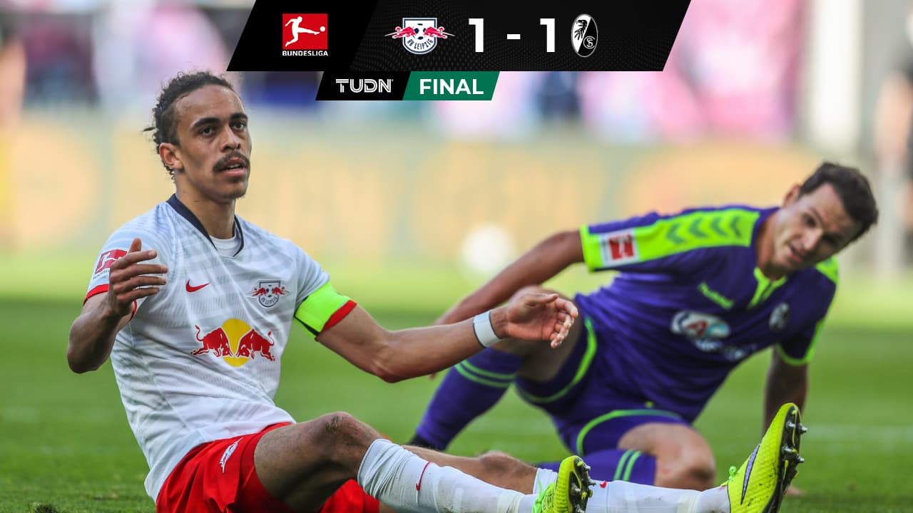 ¡Regresó el futbol! Leipzig rescató un apurado empate ante Friburgo