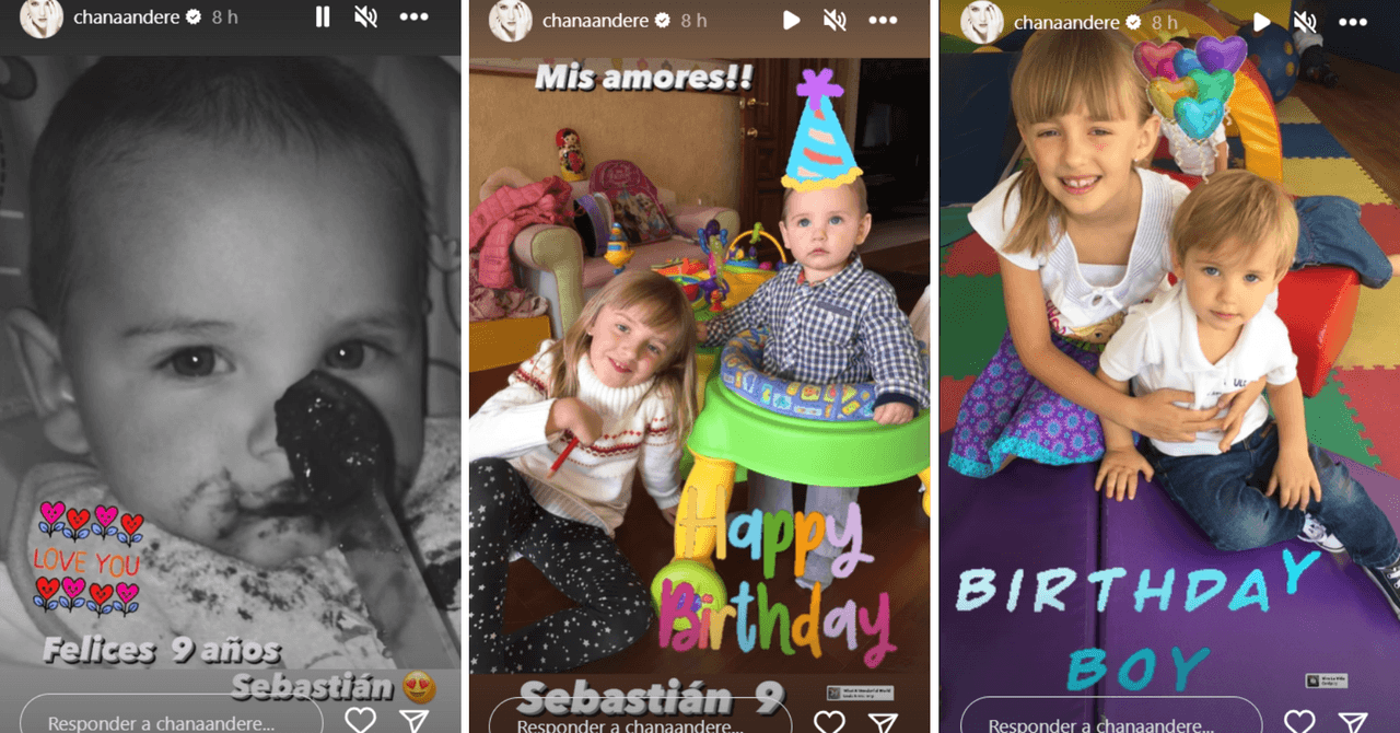Chantal Andere mostró a su hijo de bebé para celebrar su cumpleaños 9