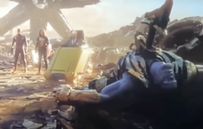 La derrota de Thanos en el MCU