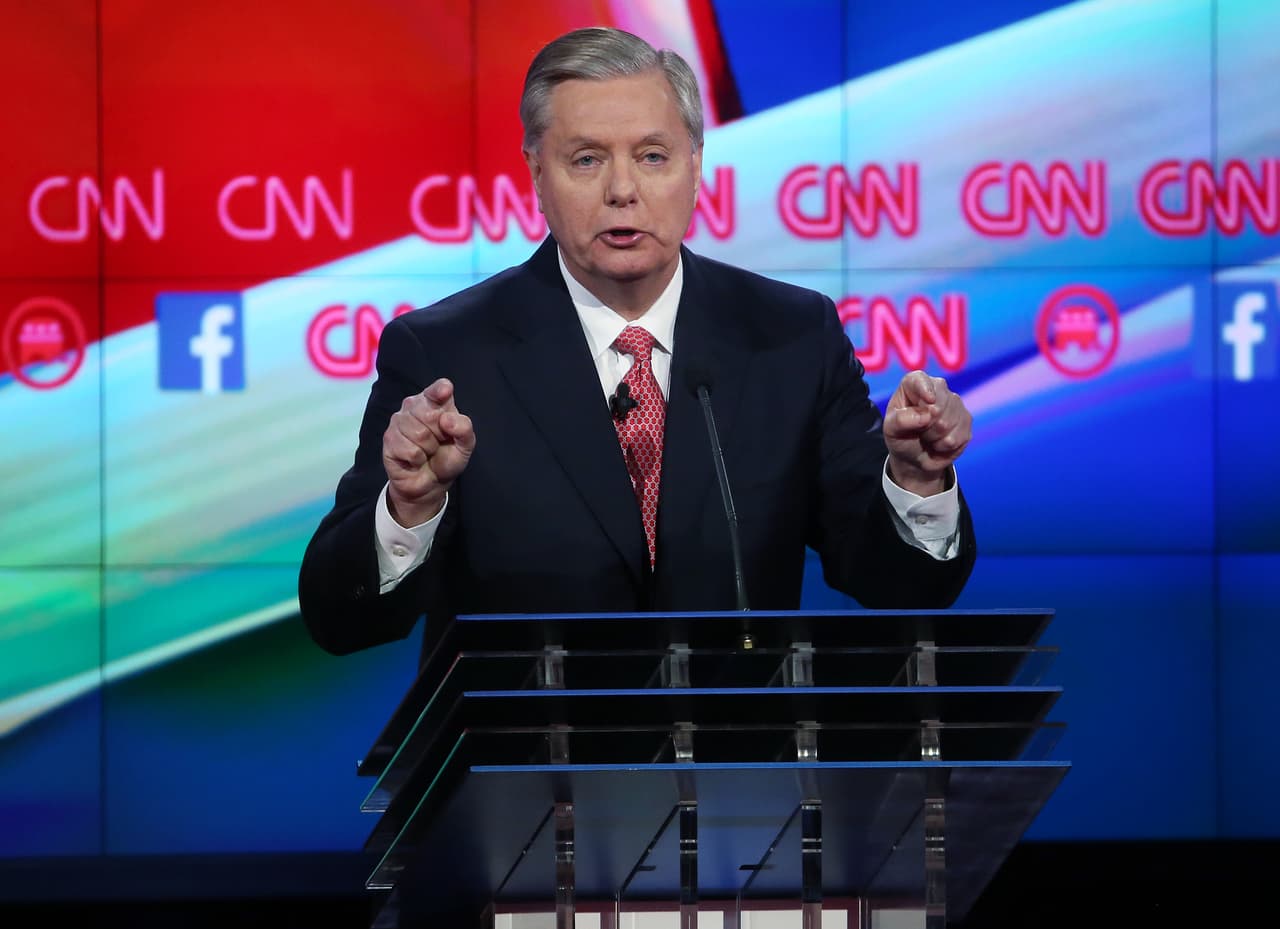 "Extraño a George W. Bush" y otras frases de Graham en el debate republicano
