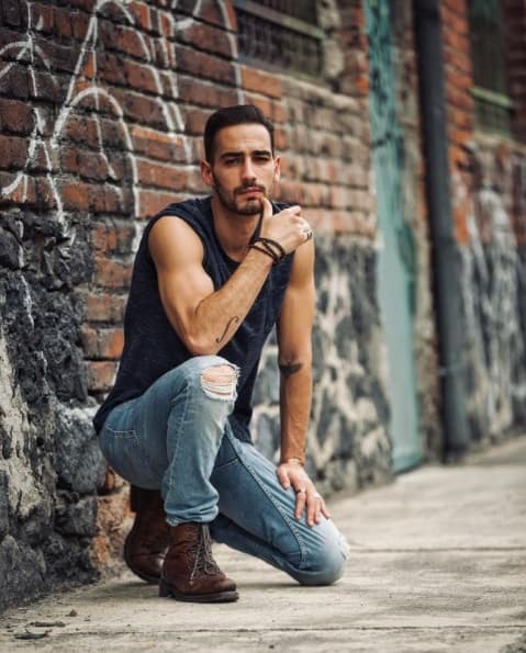 El hijo menor de la comediante nació el 10 de febrero de 1994, en la Ciudad de México.