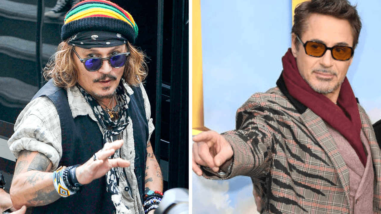 Johnny Depp y Robert Downey Jr.