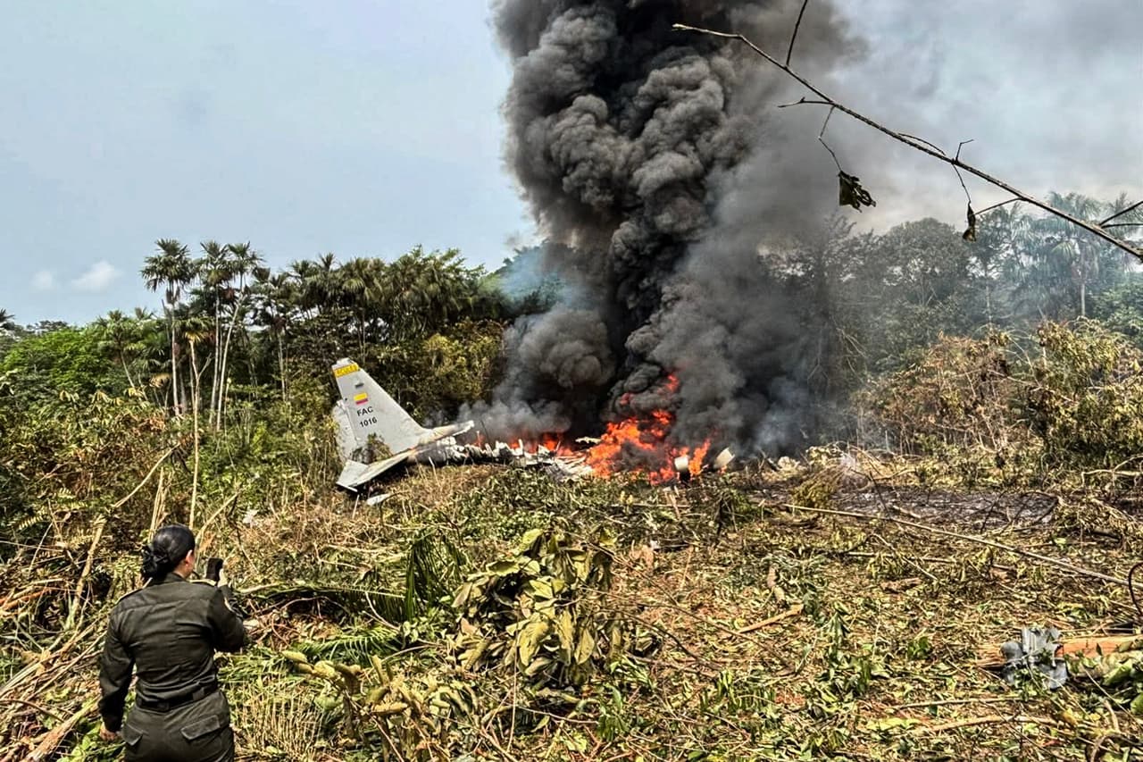 Accidente de avión Hércules en Colombia: Cifra oficial de muertos y heridos por siniestro