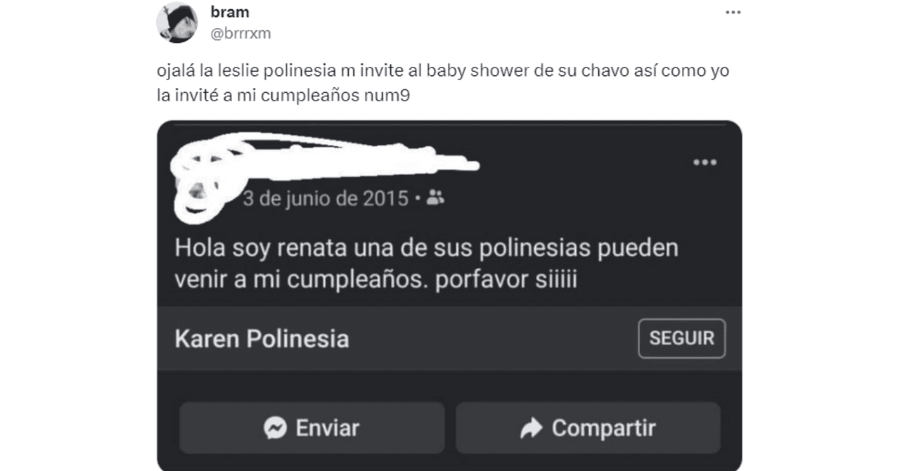 Fans reaccionan al embarazo de Lesslie Polinesia