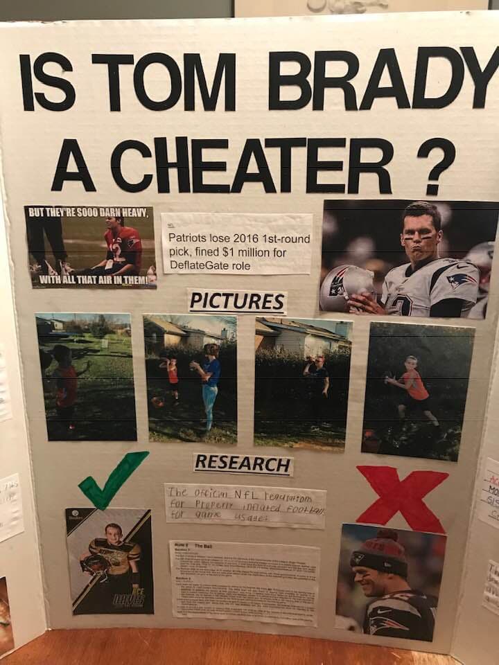 A lo que Ace simplemente respondió: Porque detesto a Tom Brady, ha sido acusado de hacer trampa antes y quiero que lo agarren.