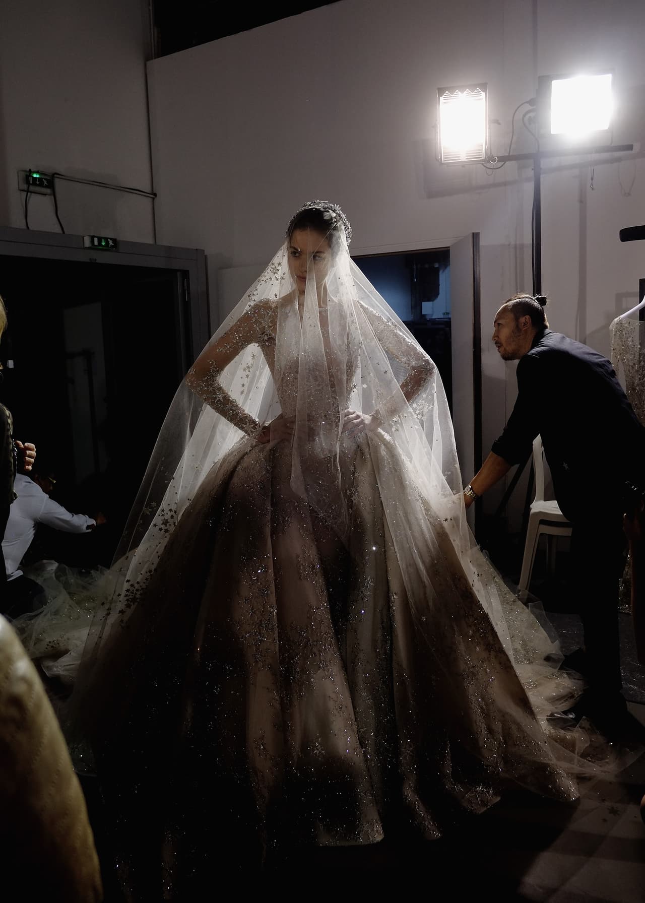 Este es un vestido de novia de la última colección de Zuhair Murad.