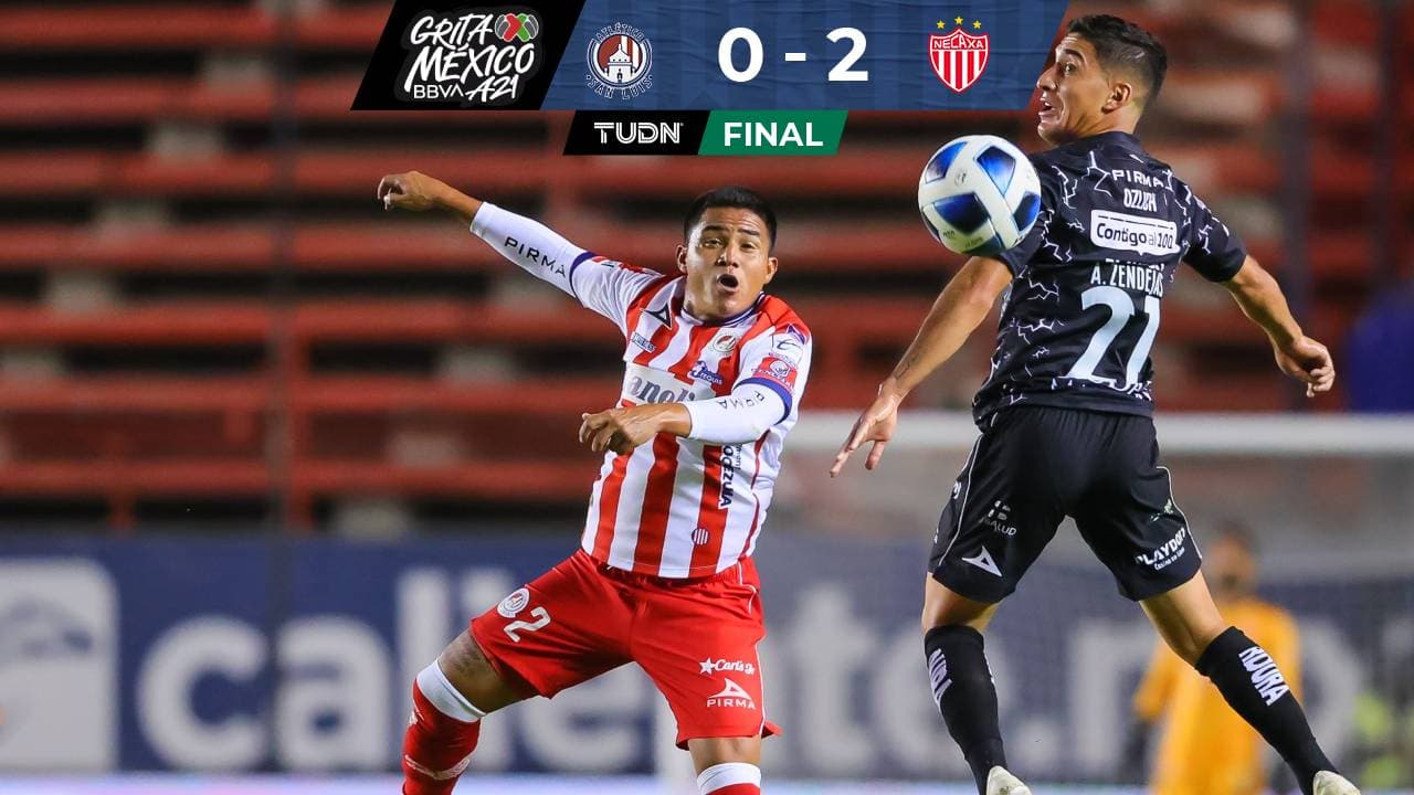 Marcador Final Atletico de San Luis 0-2 Necaxa